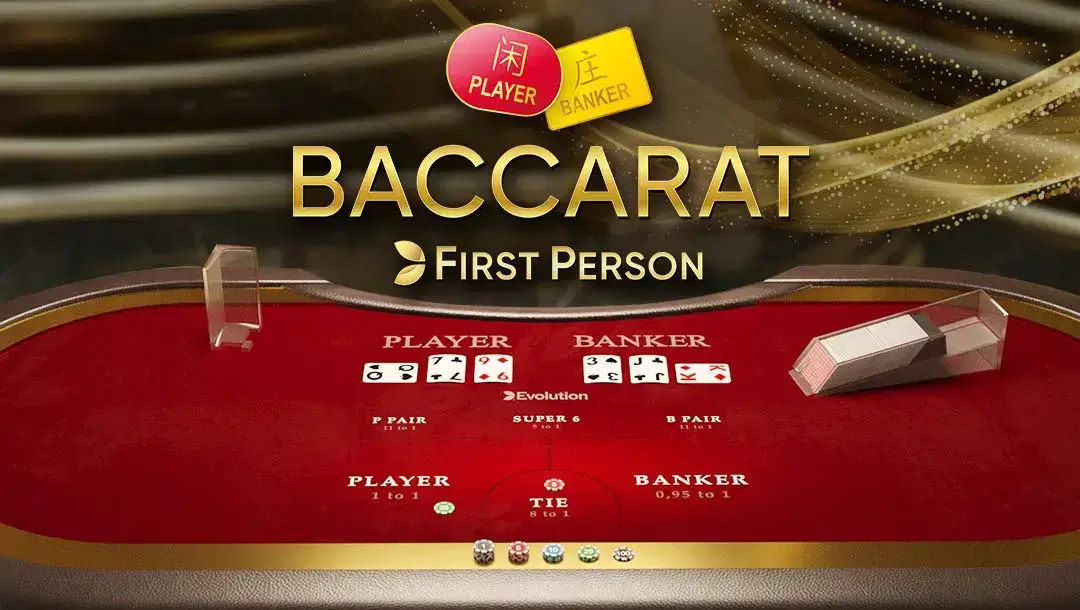 Live Baccarat with HD streaming and side bets